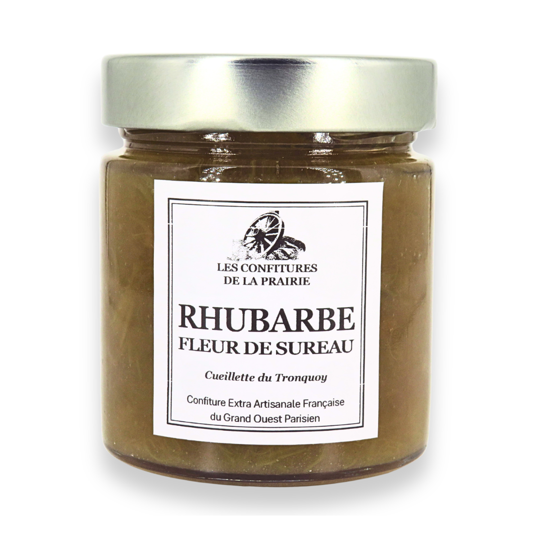 Confiture Extra de Rhubarbe à la Fleur de Sureau
